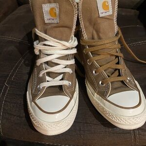Carhartt Brown High-Top Sneakers